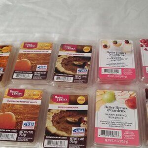 Better Home & Gardens 10 Mix Lot Wax Cubes Lot Brand New never use